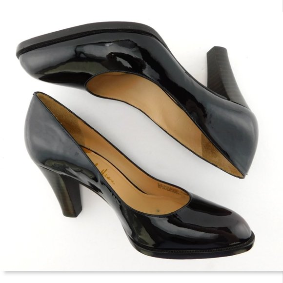 COLE HAAN Nike Air Dark Brown Patent Leather Heel Pumps 5.5 - Picture 3 of 8